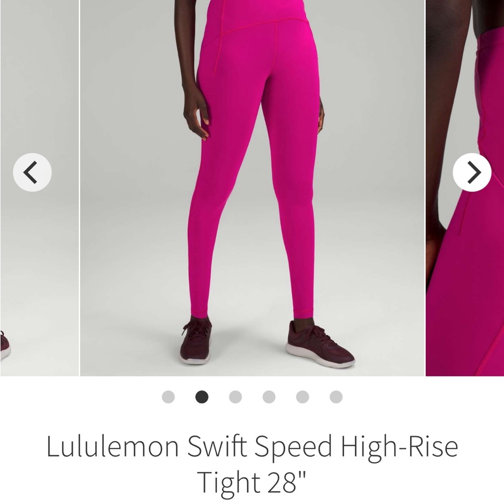 lululemon swift speed high-rise tight sonic pink